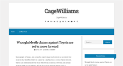 Desktop Screenshot of cagewilliams.com