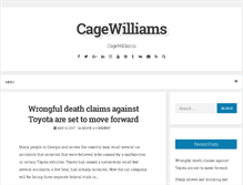 Tablet Screenshot of cagewilliams.com